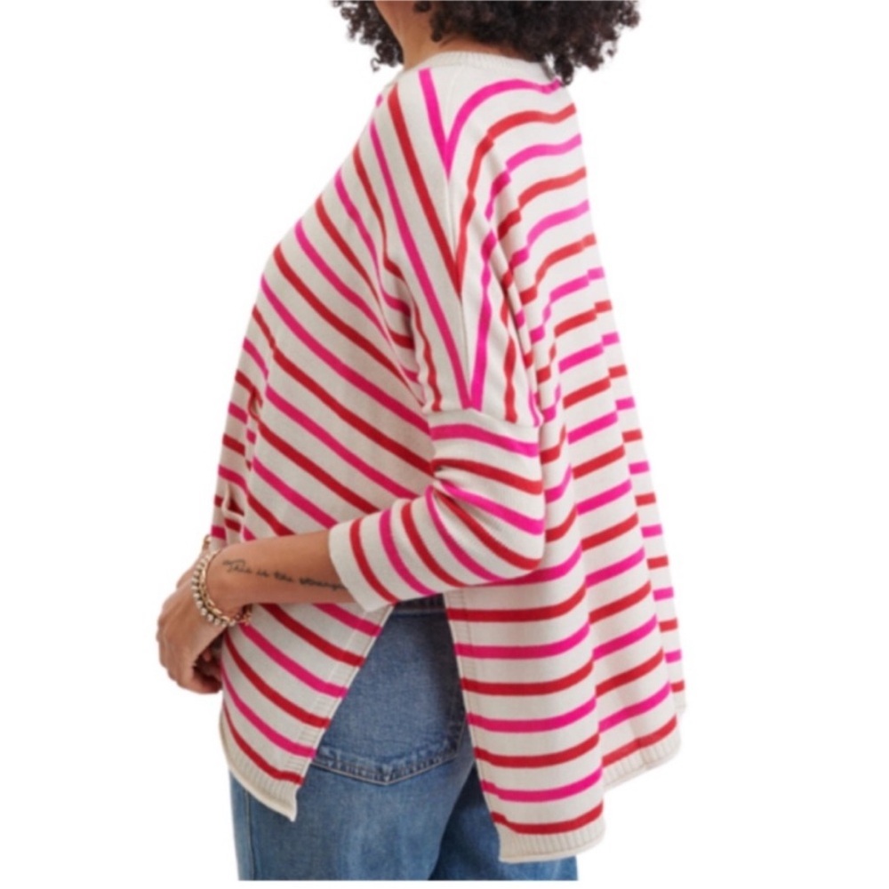 Mersea Catalina Striped Crew Neck Sweater small
